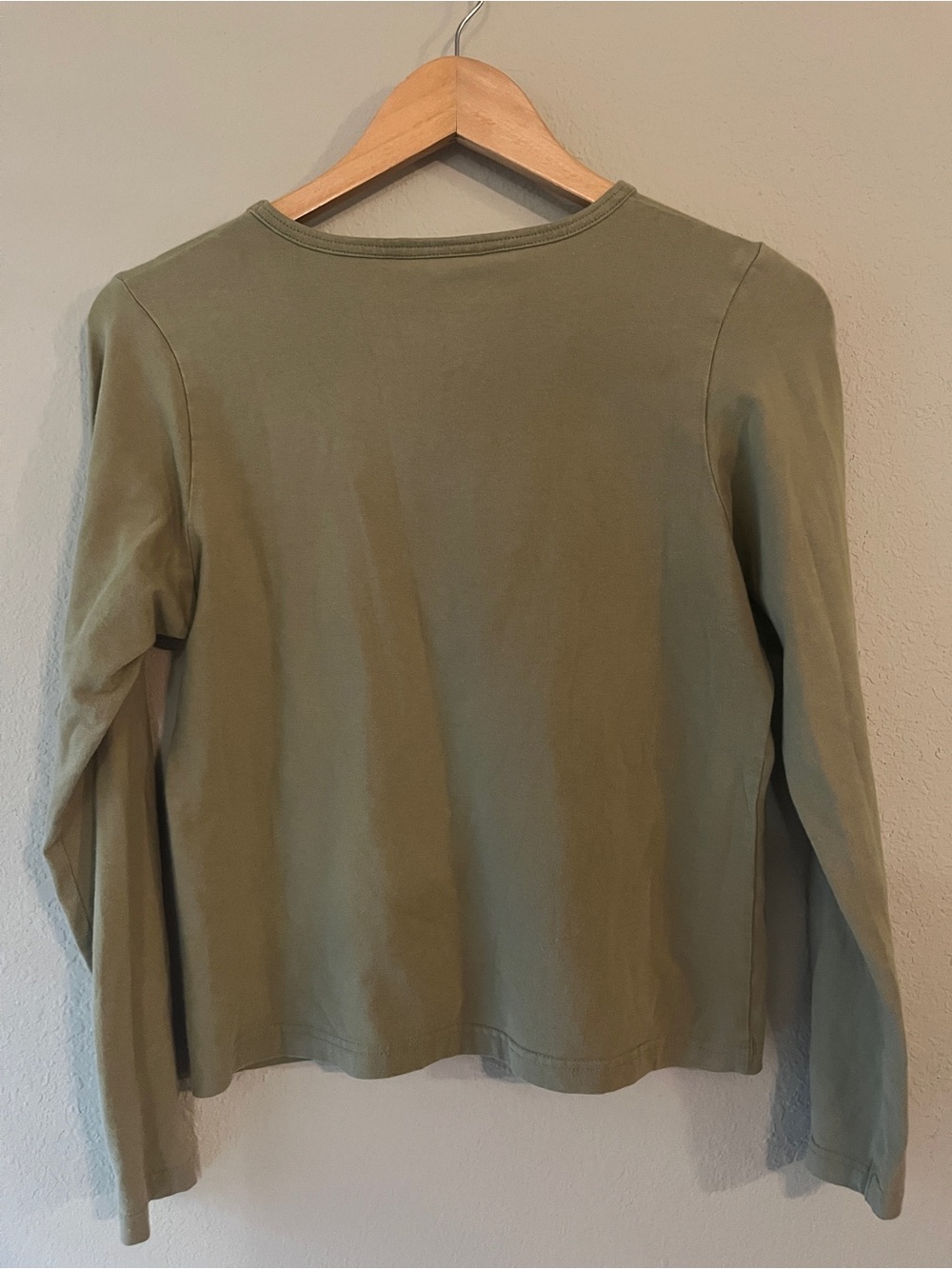 Woolrich Women's Crewneck Top in Olive - Picture 8 of 8